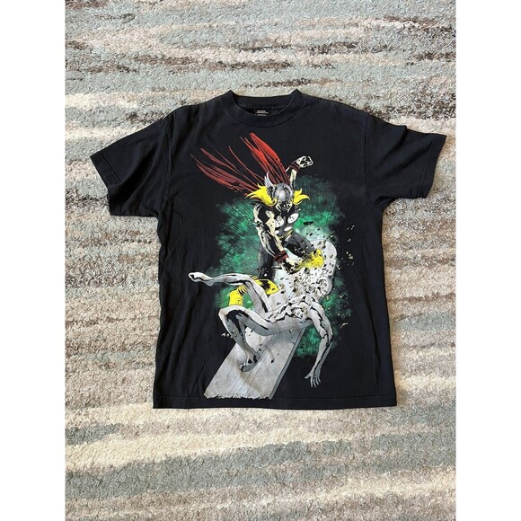 MARVEL vintage 2007 Zombie Thor vs Silver Surfer T-SHIRT deadstock comic Medium - Picture 2 of 7